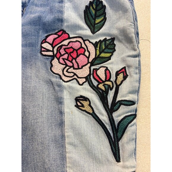 WILLIAM RAST Floral Embroidered Ankle Skinny Jeans Size 28 - Picture 5 of 7